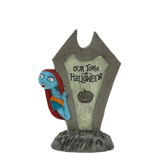 Nightmare Before Christmas Sally 7" Mini Tombstone Our Town Of Halloween Decor - Picture 1 of 3